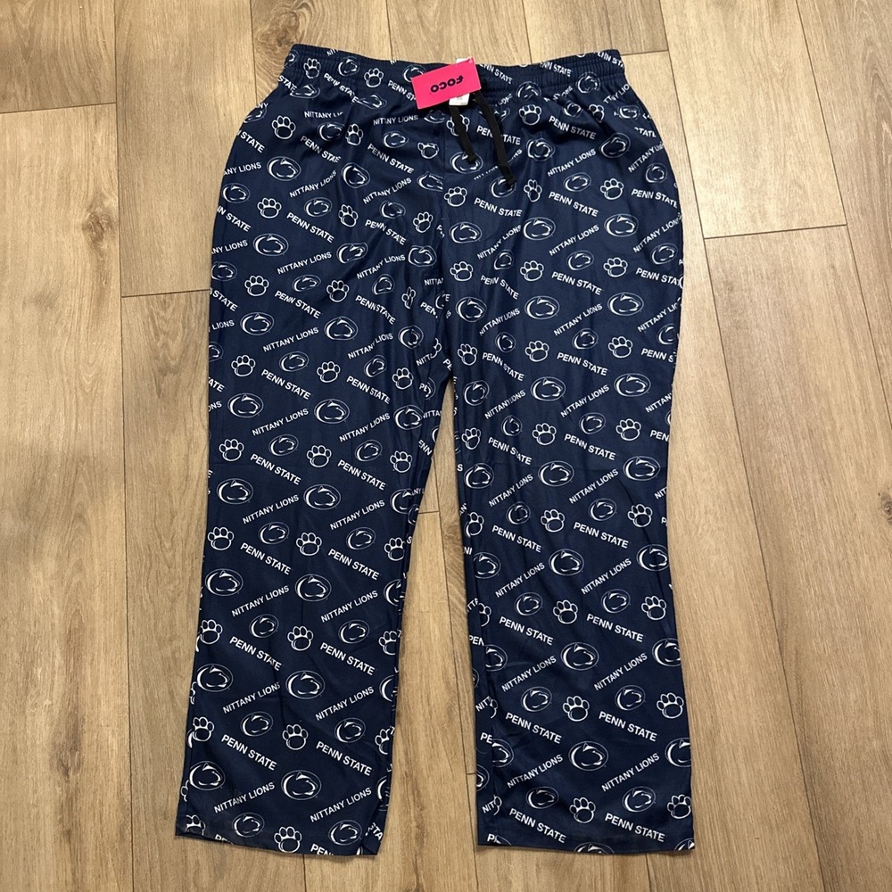 FOCO‎ Penn State Men's Lounge Sleep Pants Drawstring College Size 2XL NEW